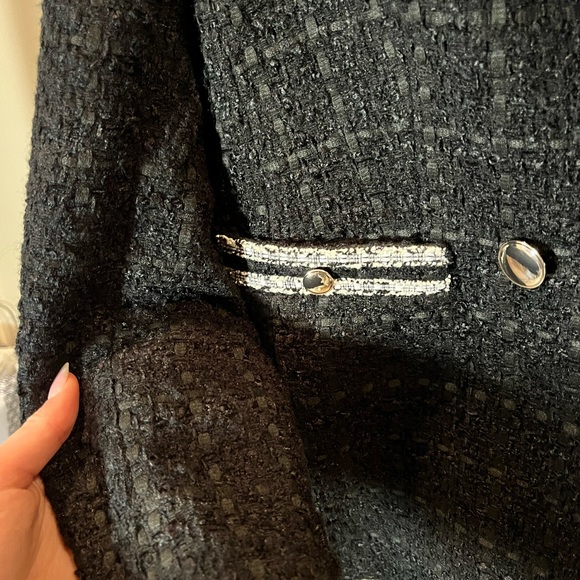 Ann Taylor Black Tweed Blazer - Picture 5 of 8